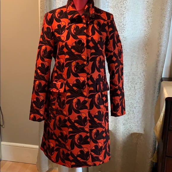 ann taylor red coat
